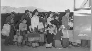 Japanese Americans sent to internment camps
