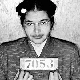 Rosa Parks refuses to give up her seat