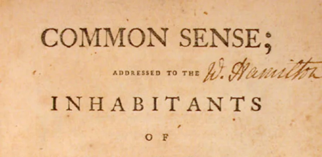 common sense