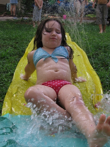 Slip N' Slide on the fourth of july