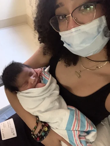 my nephew was born