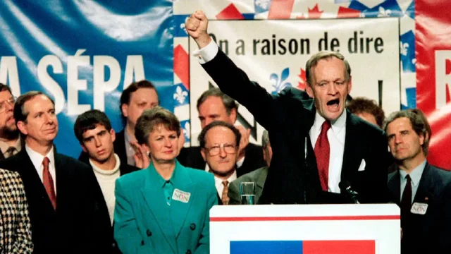 The second referendum is held to decide if Quebec should separate from Canada