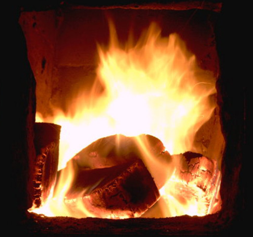 Burnning coal for cooking and heating