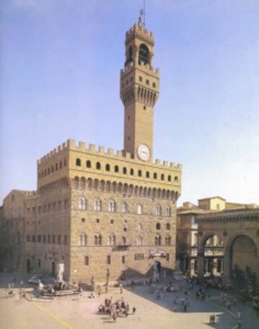 Piazza Della Signoria with Palazzo Della Signoria