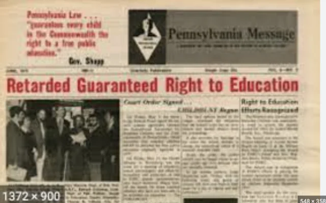 Pennsylvania Association for Retarded Children (PARC) v. Commonwealth of Pennsylvania (1971)