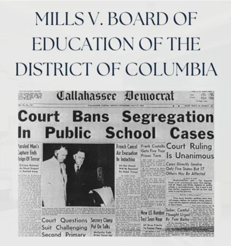 Mills v. Board of Education of the District of Columbia (1972)