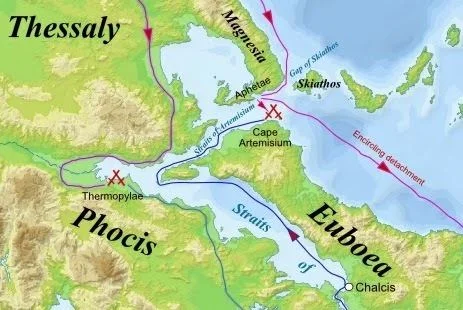 The Straits of Artemisium