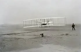 First airplane flight by the Wright Brothers
