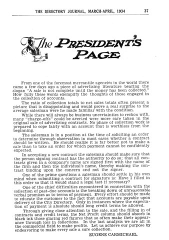 Collections Of Accounts