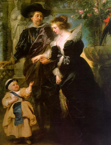 Rubens Hélène Fourment'i ja nende poja Peter Pauliga