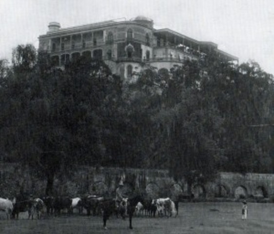 llegada a Chapultepec