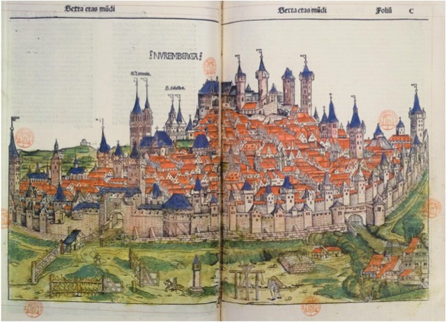The City of Nuremberg from The Nuremberg Chronicle