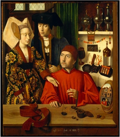 A Goldsmith in His Shop