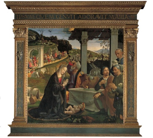 Altarpiece With Nativity and Adoration of the Shepherds