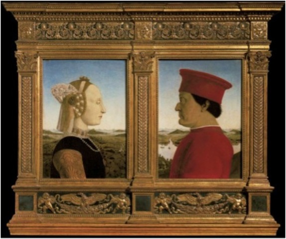 Double Portrait of Battista Sforza and Federico Da Montefeltro