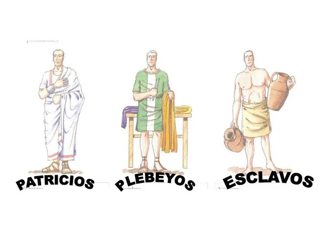 La societat: Patricis i Plebeus