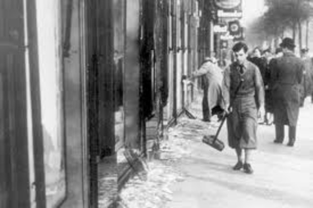 Reichskristallnacht Prgrom November 9-10, 1938