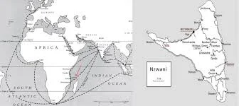 1800s Comoros islands experienced a introduction of Islam and the establishment of trade relations with other countries