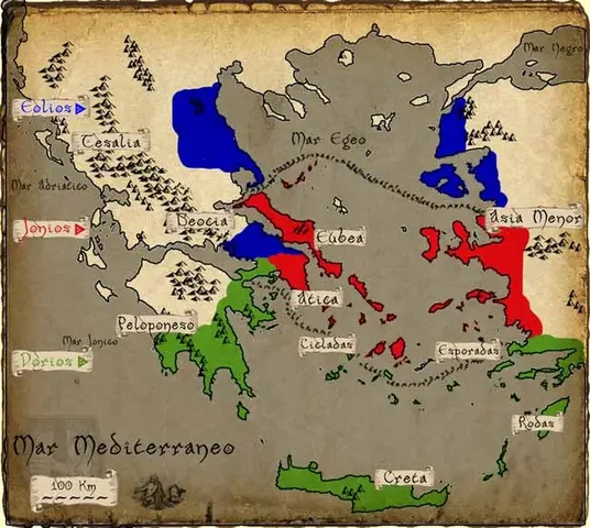 MIGRACIONES A LAS COSTAS DE ASIA MENOR