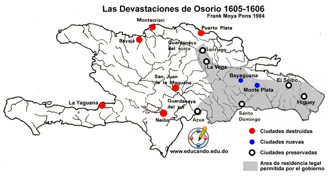 Principios del XVII Devastaciones de Osorio