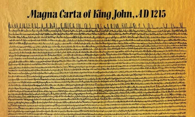 Firma carta magna en Inglaterra