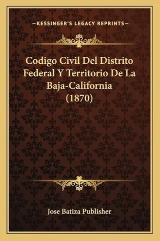 Código civil baja California y Distrito Federal