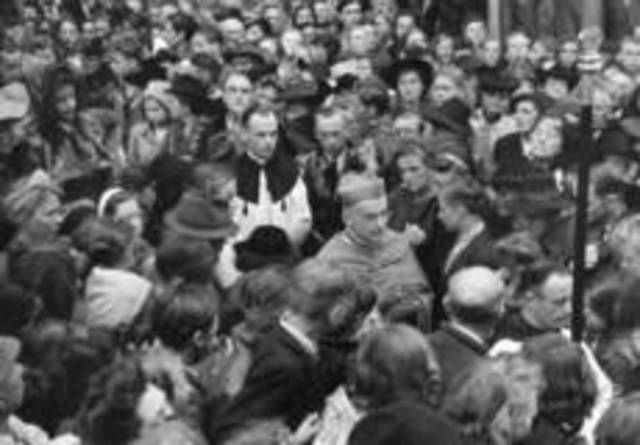 Besuch von Kardinal Joseph Frings