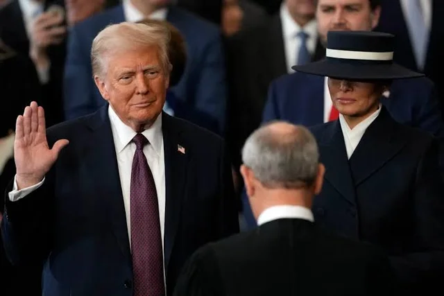 Donald Trump inaugurated as President