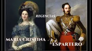 Abdicación de María Cristina y Regencia de Espartero