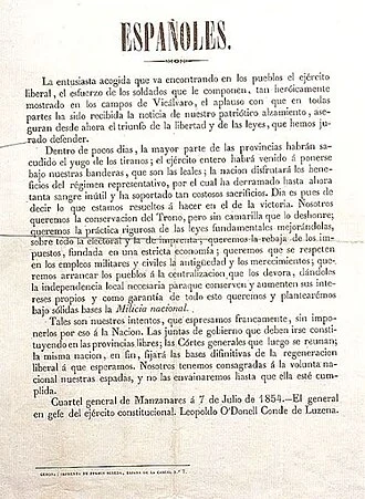 Manifiesto de Manzanares