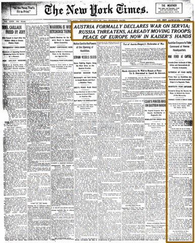 Austria Declares War