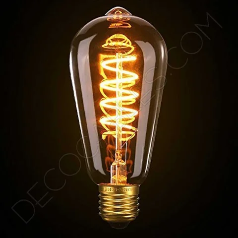 The light bulb by Thomas Edison