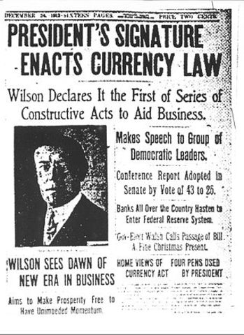 Federal Reserve System 1913