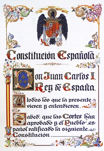La constitución de 1978