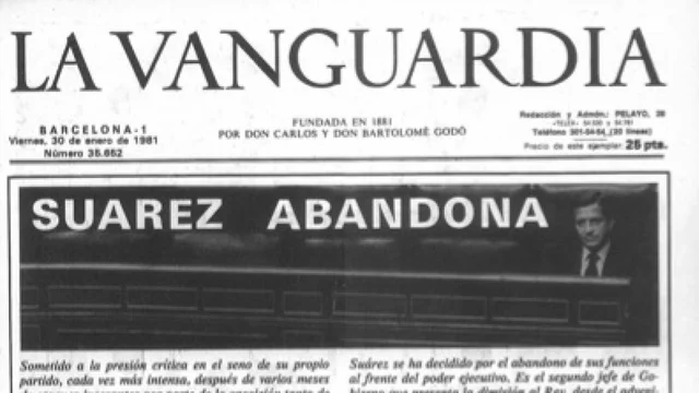 Dimisión de Adolfo Suárez