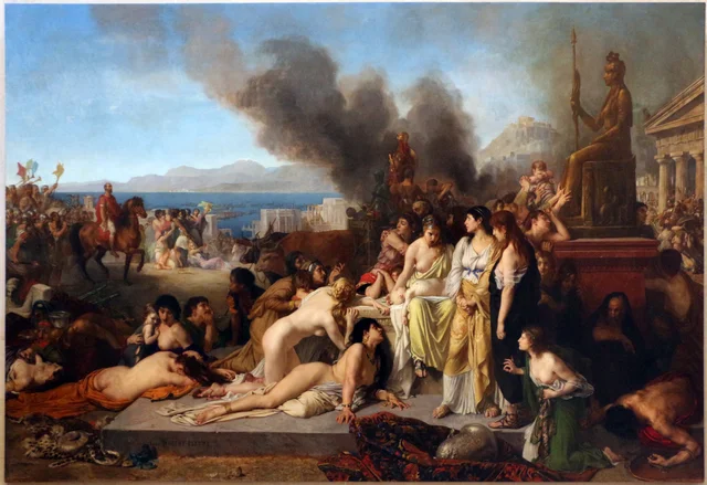 The Achaean League allies with Rome