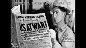 America enters war