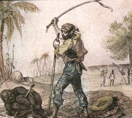 watches his aunt get beaten