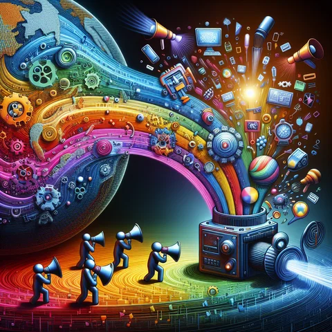 Trend in Sharing and Creation of AI-Generated Content on Social Media