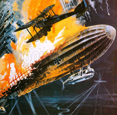 First Zeppelin Raid on Britain