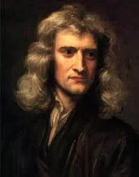 Issac newton describes force and motion in mathematical terms