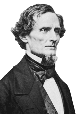 Jefferson Davis was elected president to confederacy.