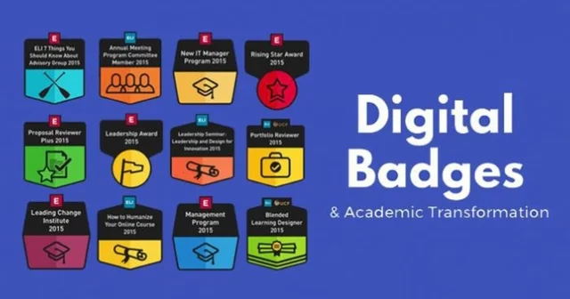 Digital badges were invented