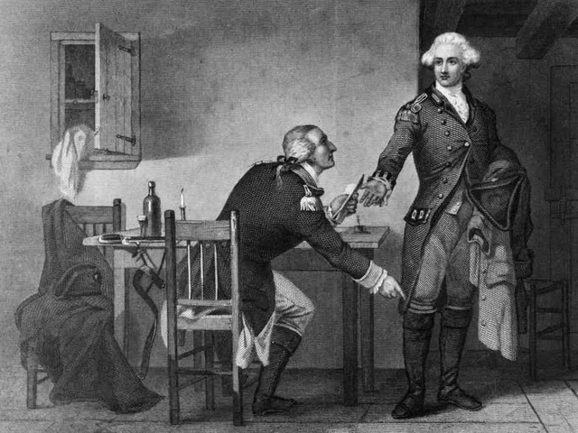 Benedict Arnold turns traitor