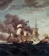 The USS Constitution defeats the HMS Guerriere
