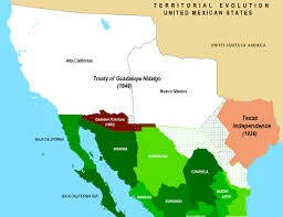 Mexico loses California, New Mexico, and Arizona