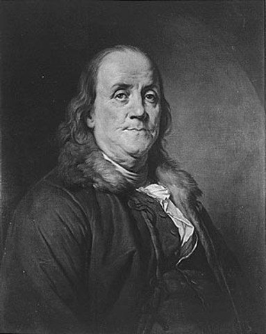 Benjamin Franklin goes to France to ask for their help