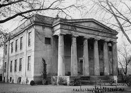 Old picture of one of the many medical building established