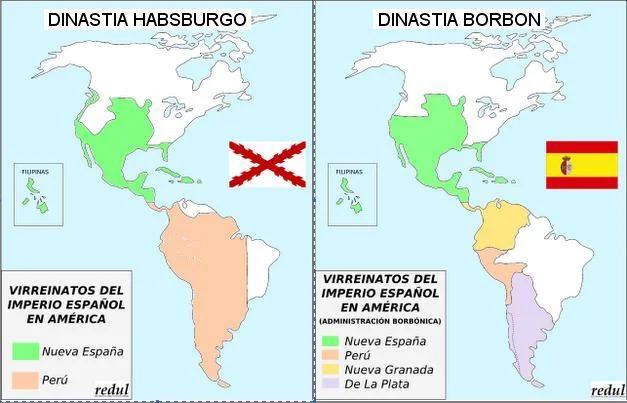 The separation of the Viceroyalty