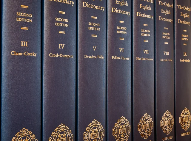 The publication of the Oxford English Dictionary